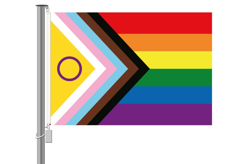 Inter*Progress-Pride Flagge - Querformat 