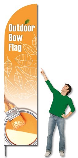 Beachflag Bow - Ihre individuelle Beachflag gestalten