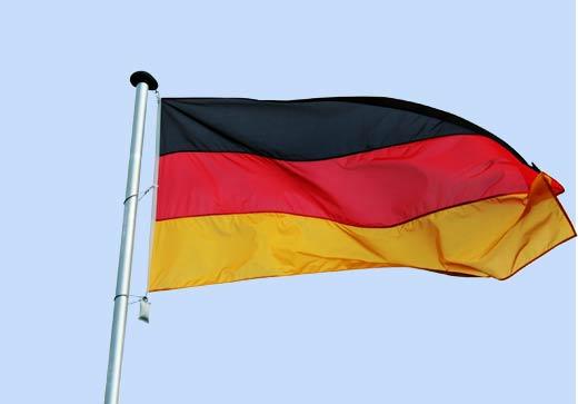 Deutschlandflagge Deutschlandfahne Teleskop Deutschland Fahne